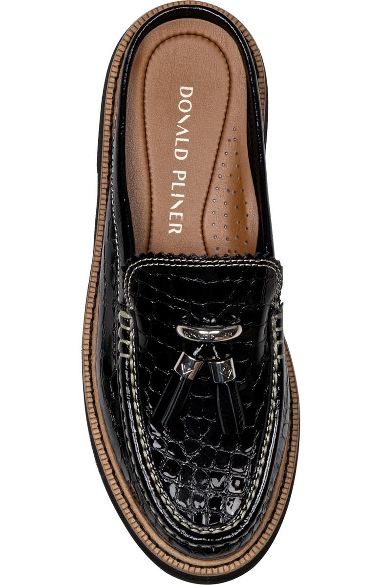 Donald Pliner Mule Tassel Loafer, Alternate, color, Black