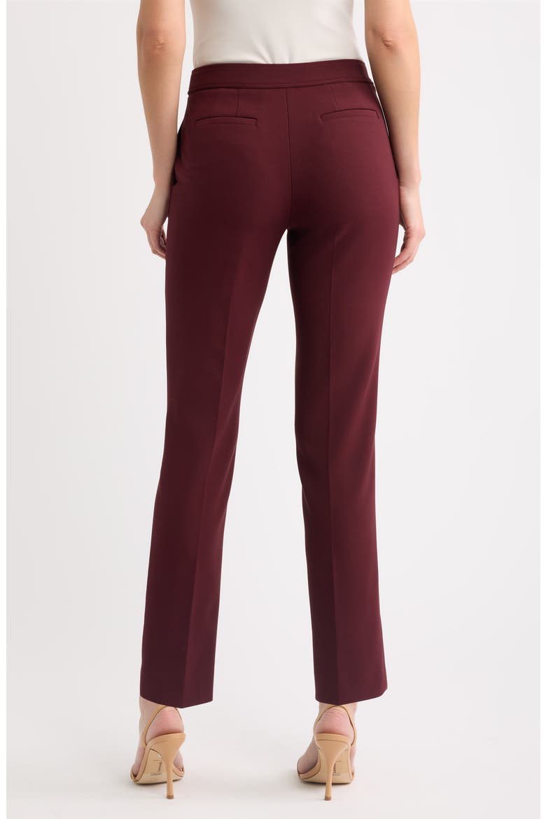 Straight Leg Pull On Pants, Alternate, color, BAROLO