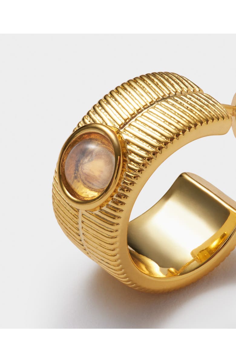 Katie Loxton 'June' Waterproof Gold Birthstone Hoop Earrings, Alternate, color, June