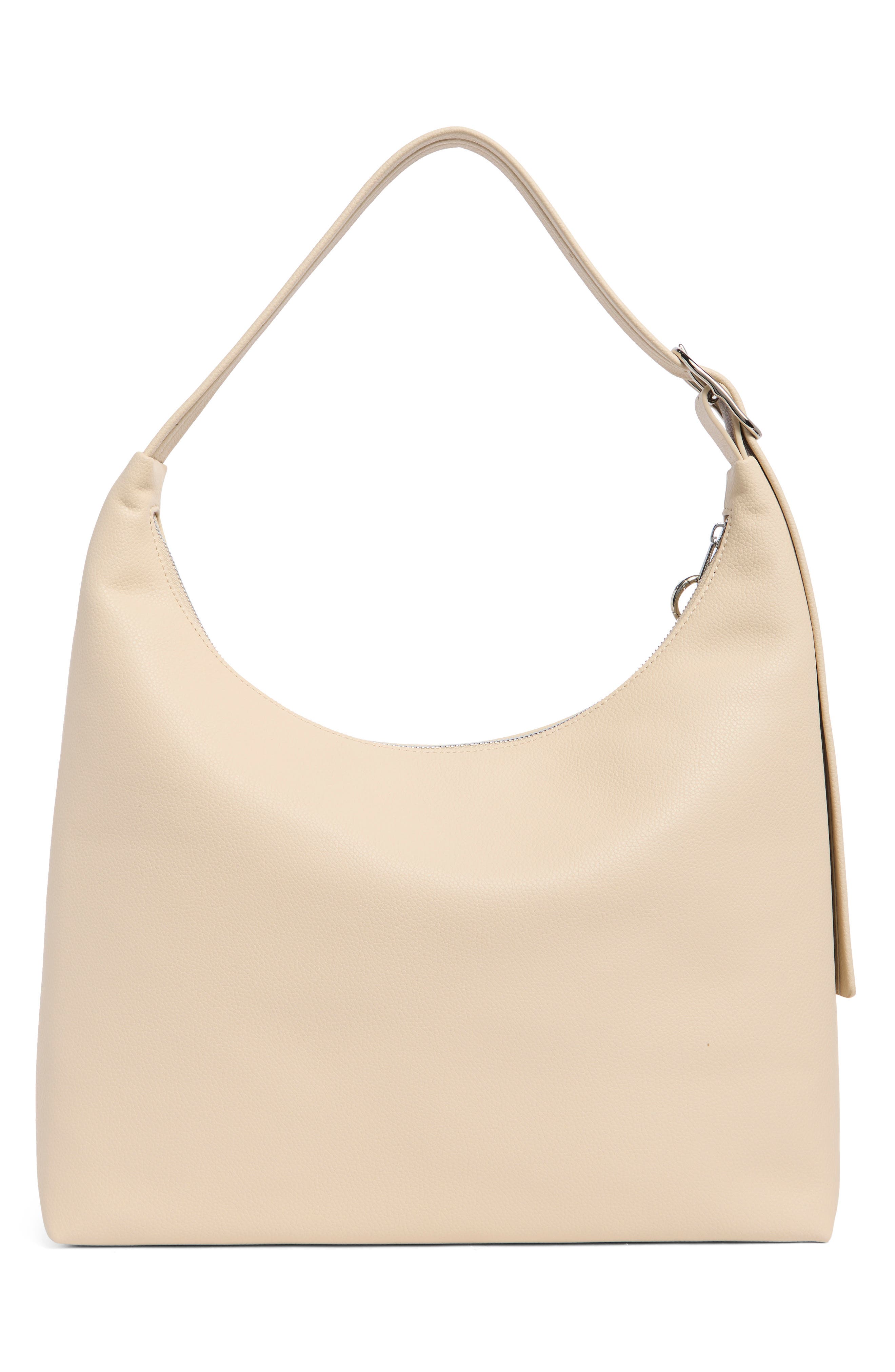 Recycled Leather Shoulder Bag, Alternate, color, STONE