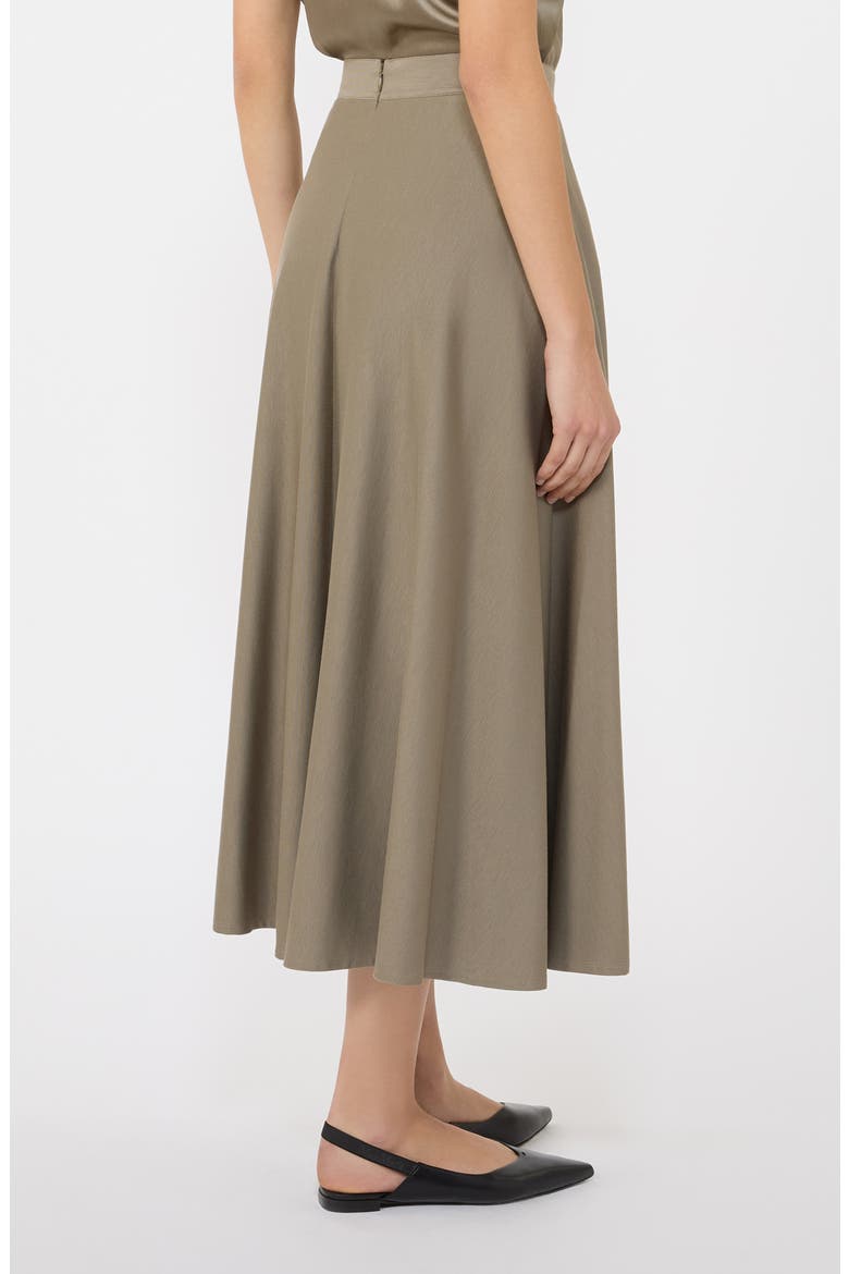 Aquila A-Line Skirt, Alternate, color, HORN GREY GREEN