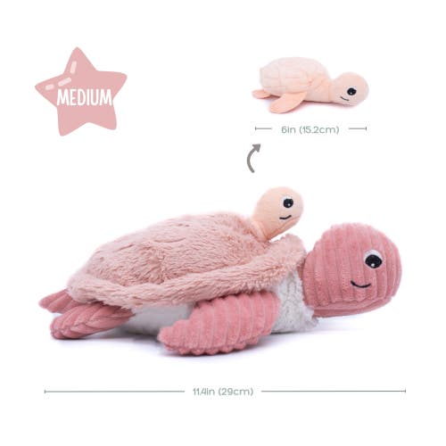 Shop Les Ptipotos Sea Turtle Mom & Her Baby (medium)