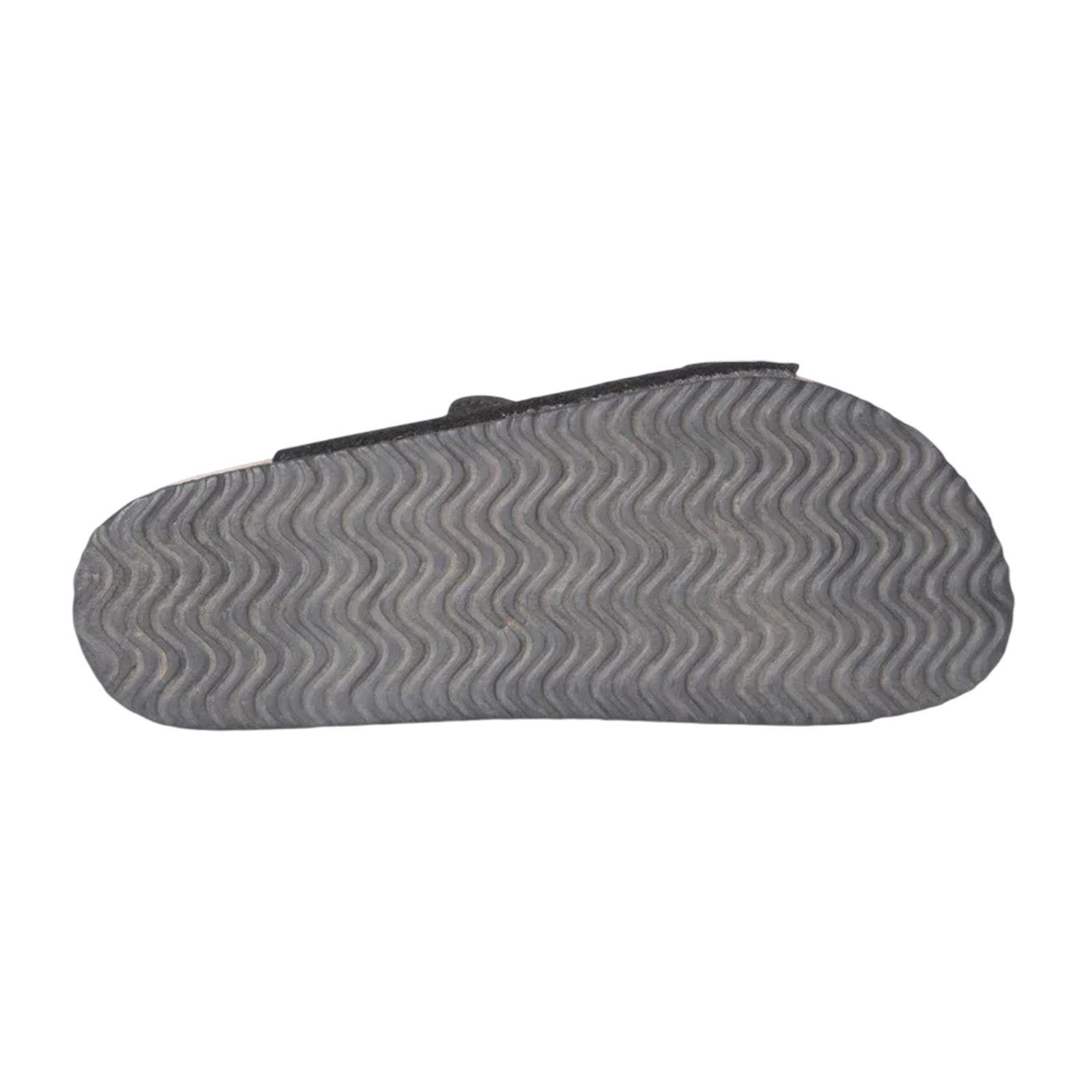 Leather Casual Sliders, Alternate, color, Black