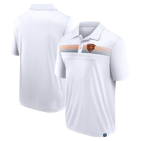 Men's Fanatics Branded White Chicago Bears Victory For Us Interlock Polo
