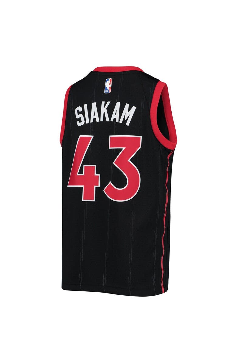 Jordan Brand Youth Jordan Brand Pascal Siakam Black Toronto Raptors 2020/21 Swingman Jersey - Statement Edition, Alternate, color, 