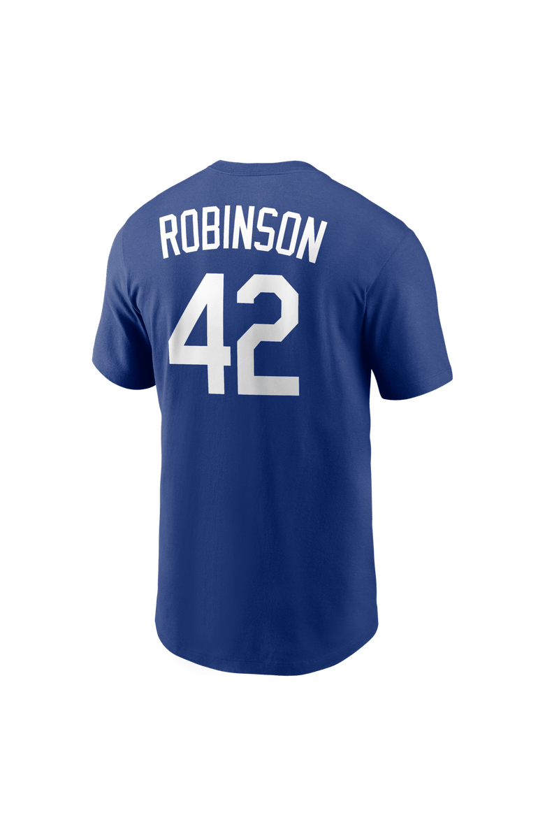 Nike Men's Nike Jackie Robinson Royal Brooklyn Dodgers Cooperstown Collection Name & Number T-Shirt, Alternate, color,