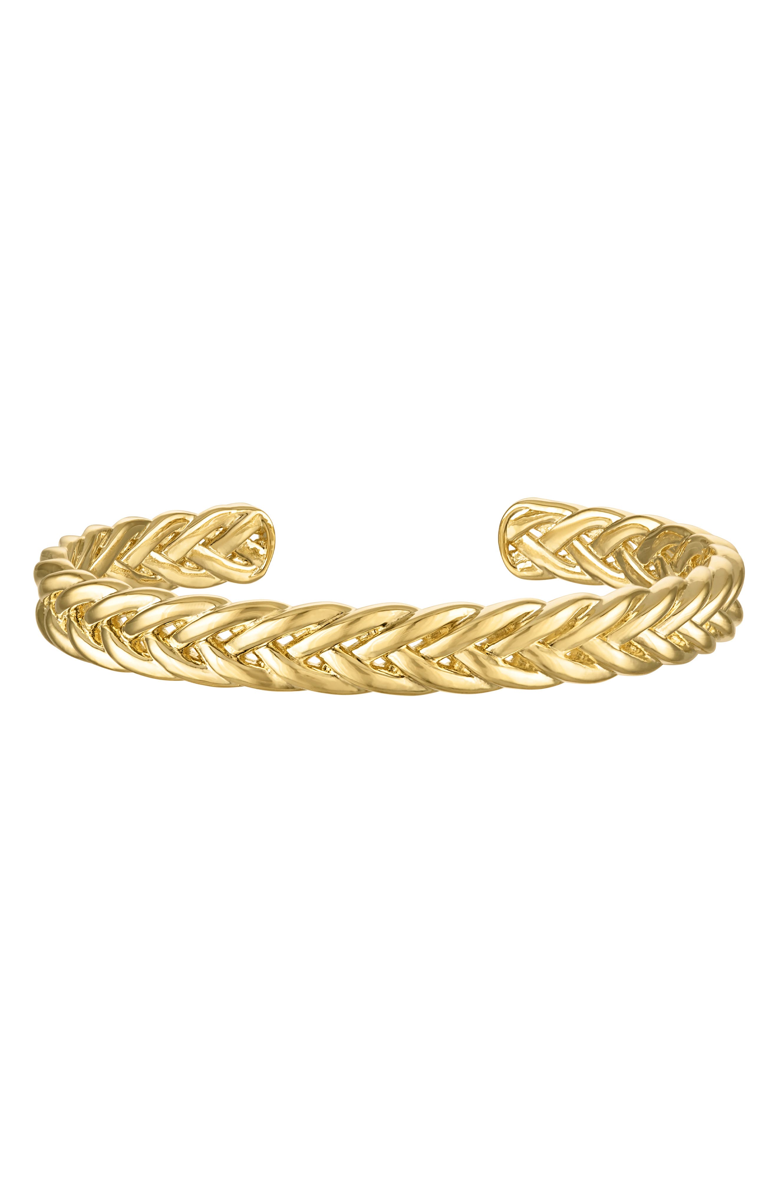 FZN Wheat Chain Cuff Bracelet