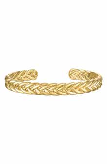 FZN Wheat Chain Cuff Bracelet