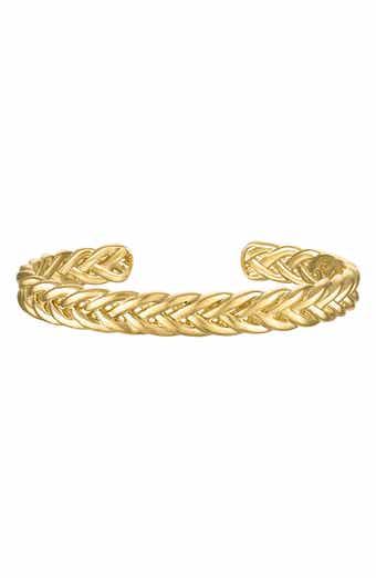 FZN Wheat Chain Cuff Bracelet