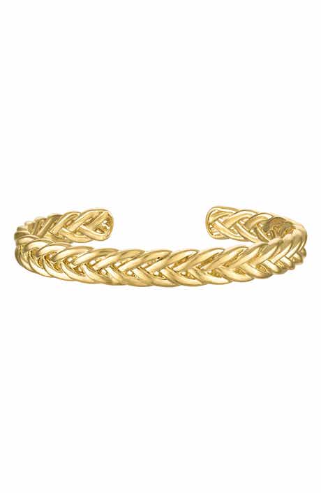 FZN Wheat Chain Cuff Bracelet