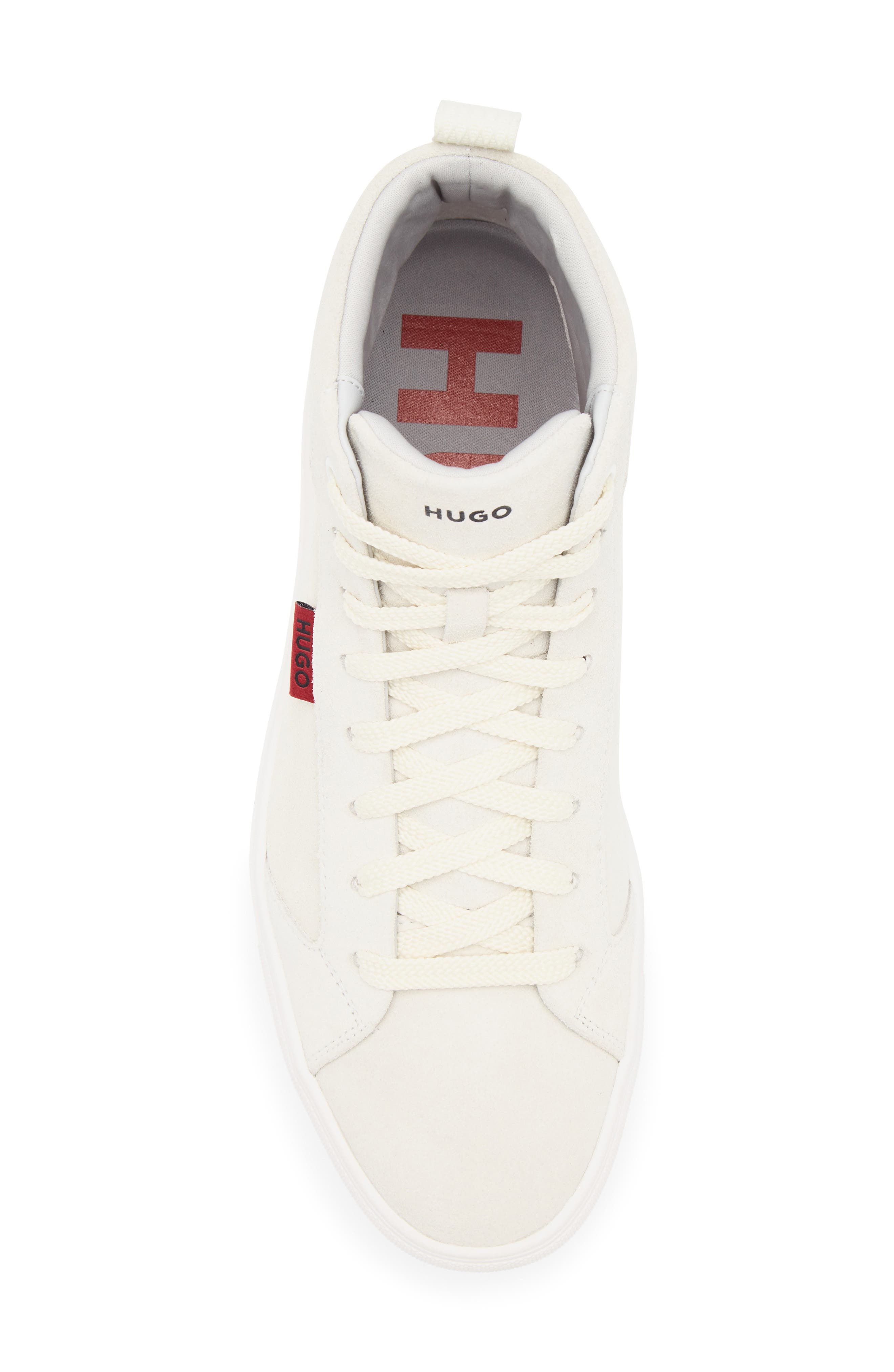 BOSS Morrie High Top Sneaker, Alternate, color, Open White