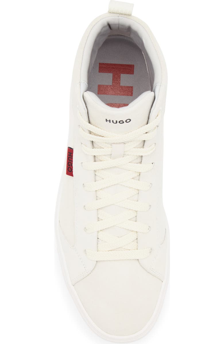 BOSS Morrie High Top Sneaker, Alternate, color, Open White