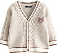 NEXT Kids' Varsity Bear Cardigan