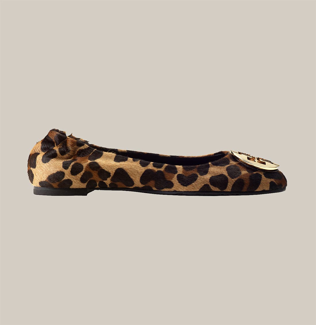 'Reva' Leopard Ballerina Flat, Alternate, color, LEOPARD