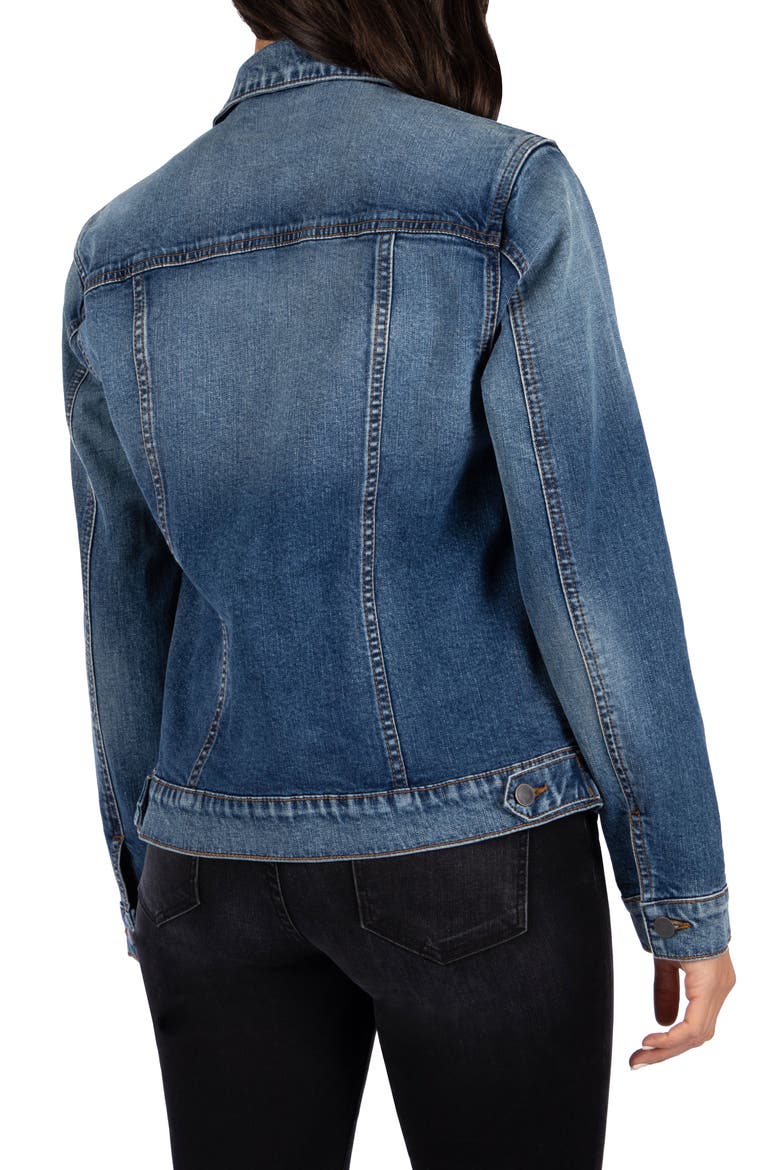 Emma Boyfriend Denim Jacket, Alternate, color, BROMELIAD