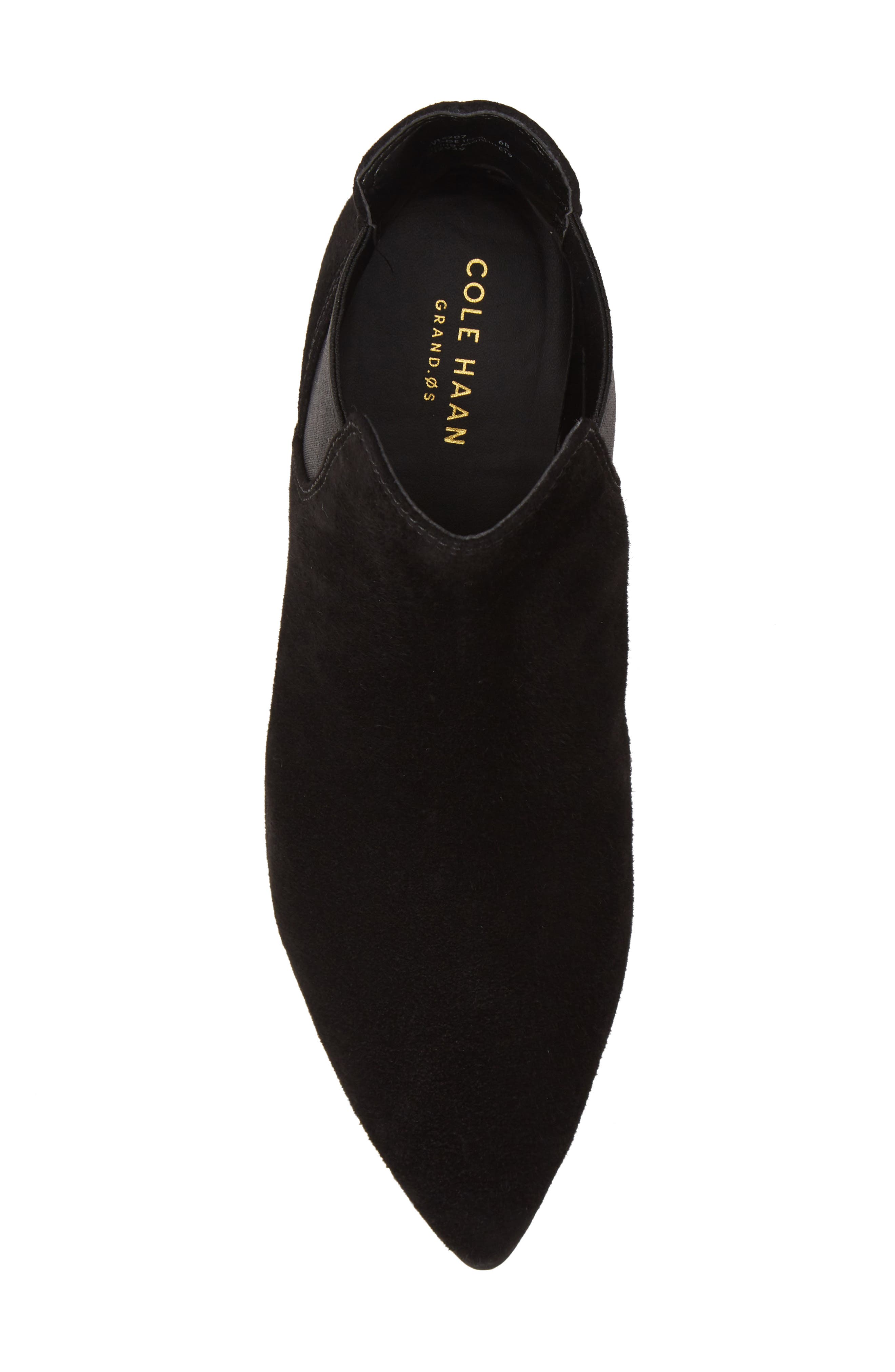 Hara Chelsea Bootie, Alternate, color, BLACK SUEDE