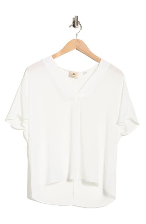 V-Neck Short Sleeve Top