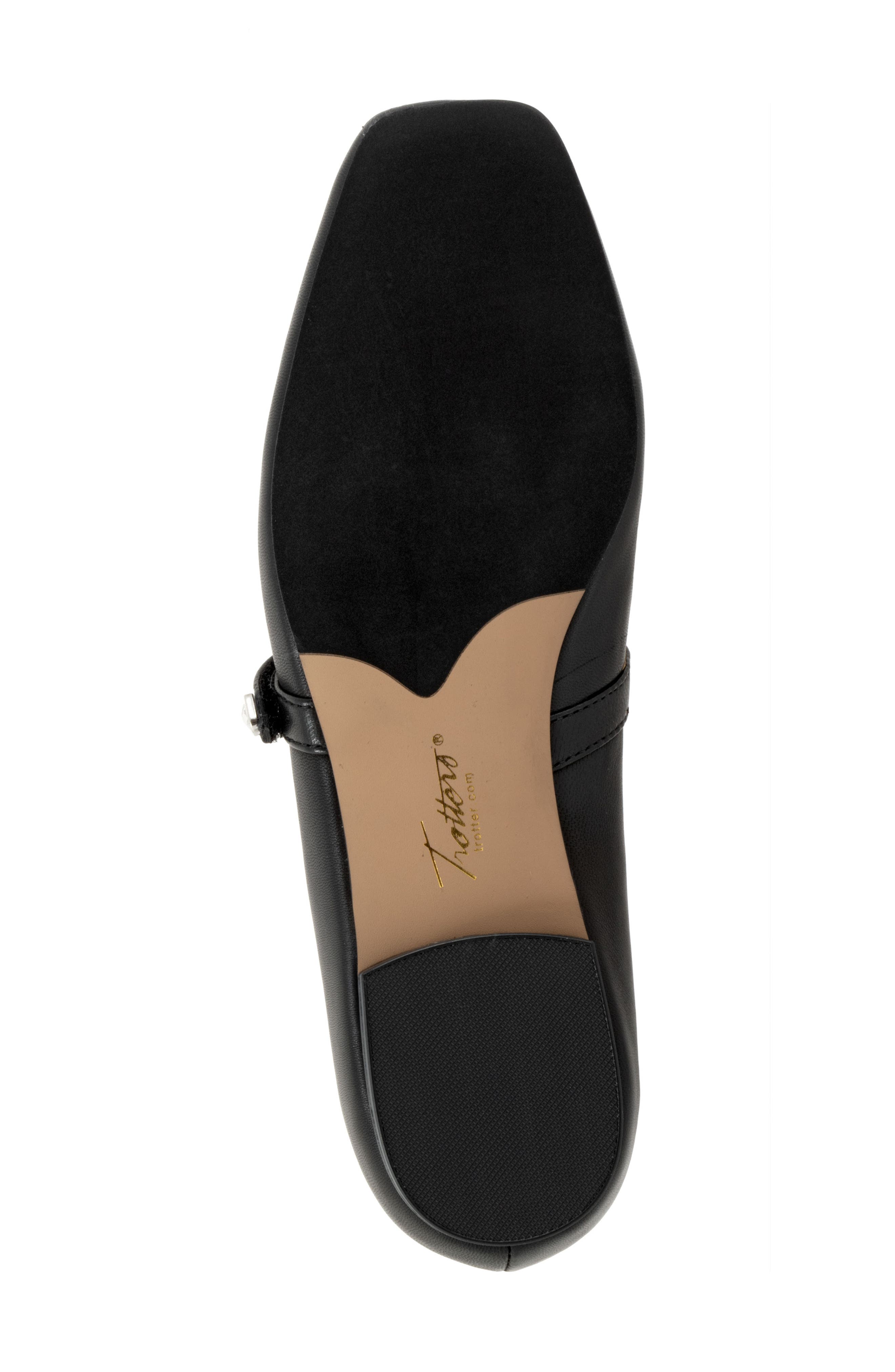SoftWalk<sup>®</sup> Hazel Mary Jane Flat, Alternate, color, Black