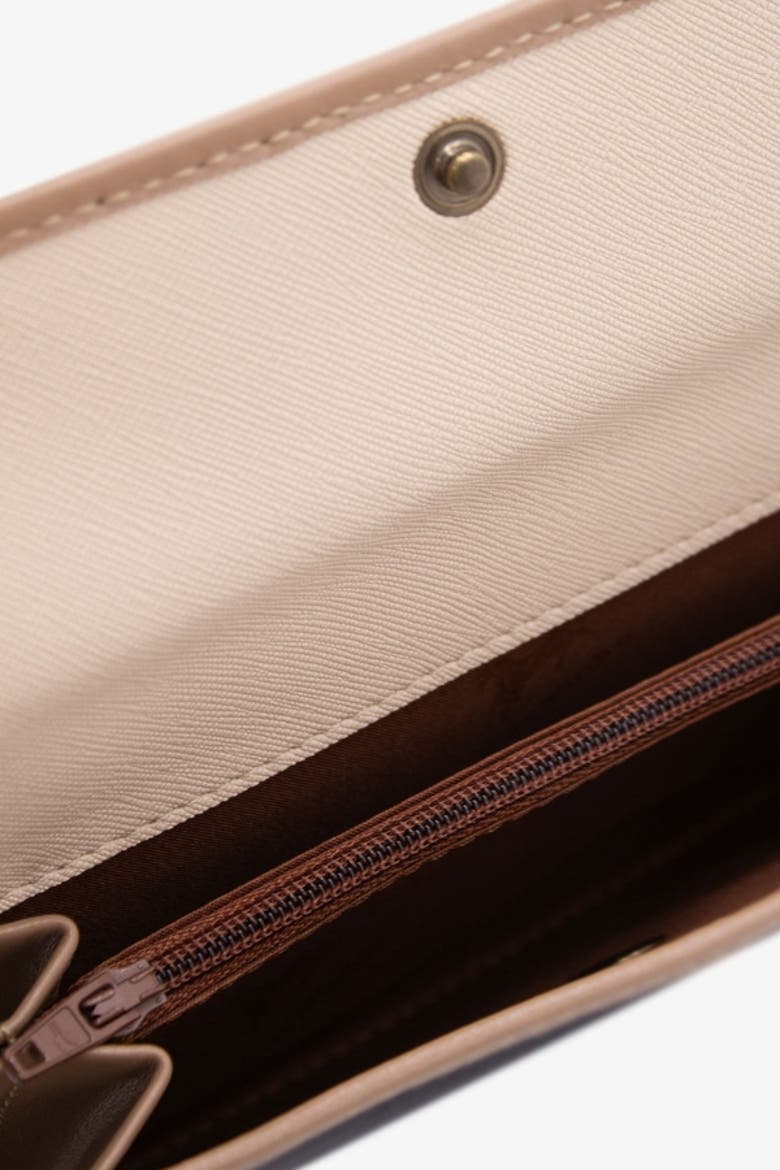 Charming Wallet 221, Alternate, color, Navy / Beige