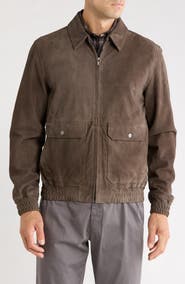 Nordstrom Suede Bomber Jacket