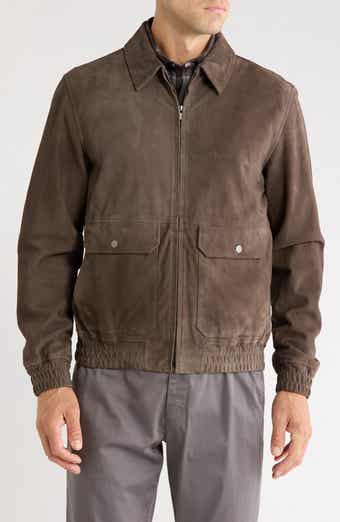 Suede Bomber Jacket