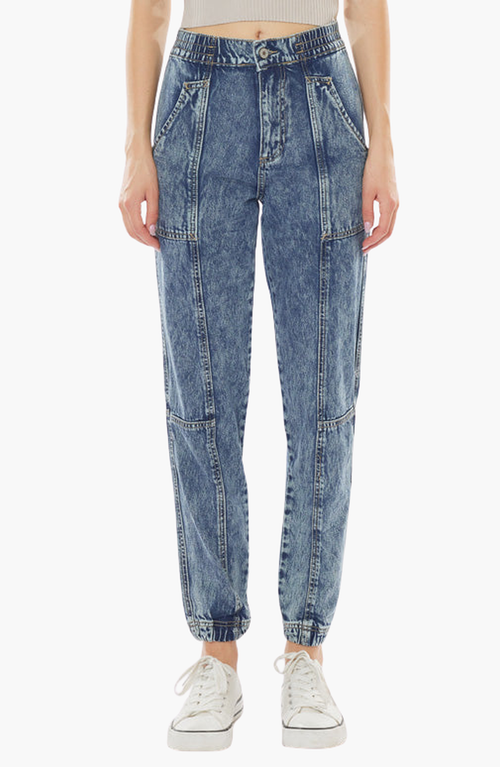 Kancan Kaios Ultra High Rise Joggers In Blue