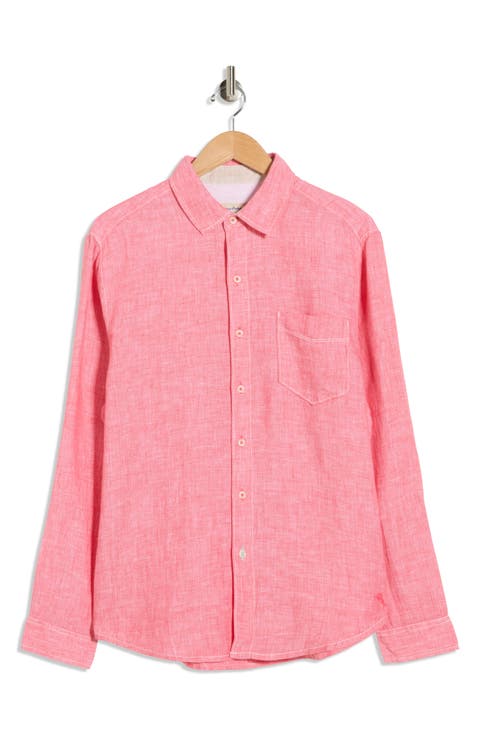 Bali Breeze Linen Button-Up Shirt
