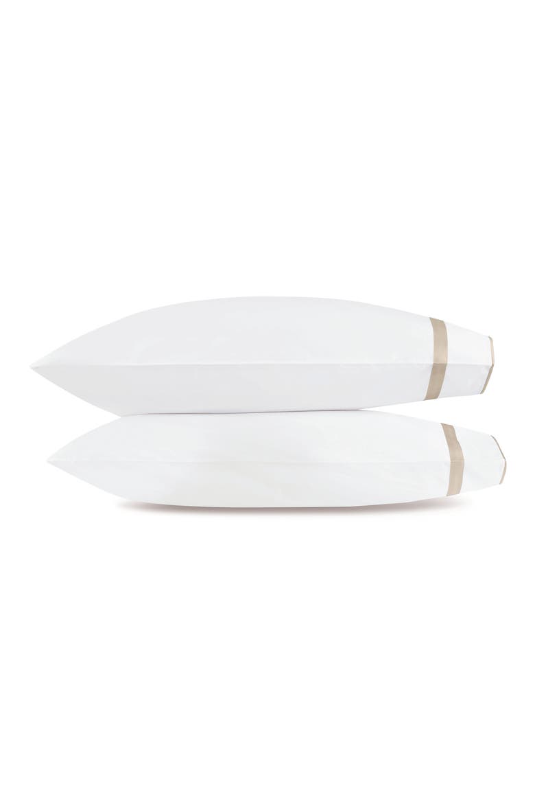 Louise Set of 2 Pillowcases, Main, color, KHAKI