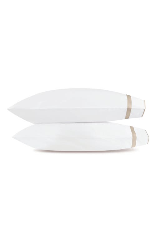 Matouk Louise Set Of 2 Pillowcases In Neutral