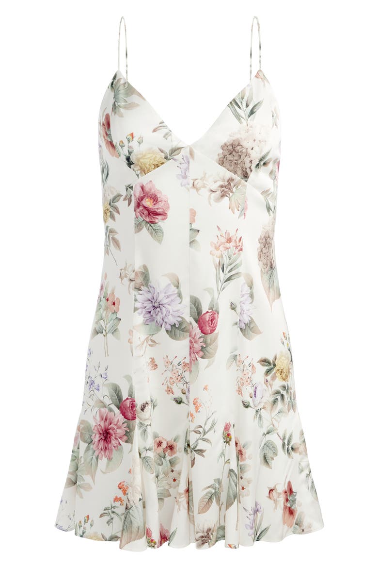 Julietta Floral Print Minidress, Alternate, color, SWEET NOTHINGS