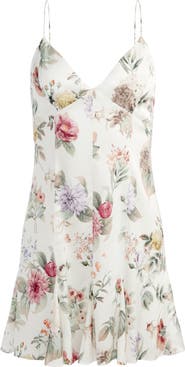 Alice + Olivia Julietta Floral Print Minidress