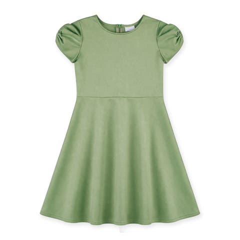 Scuba Knit Dress with Bow