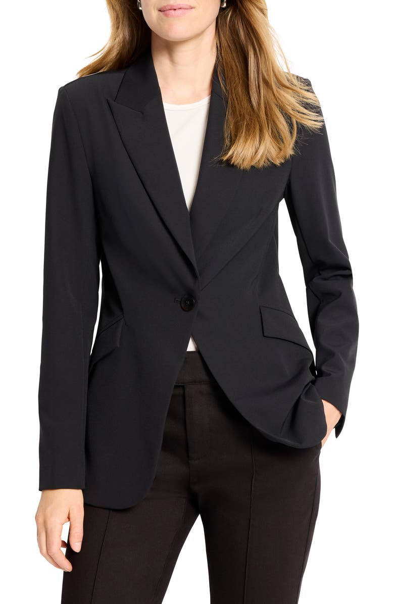 NIC+ZOE Contour Blazer, Main, color, Black Onyx