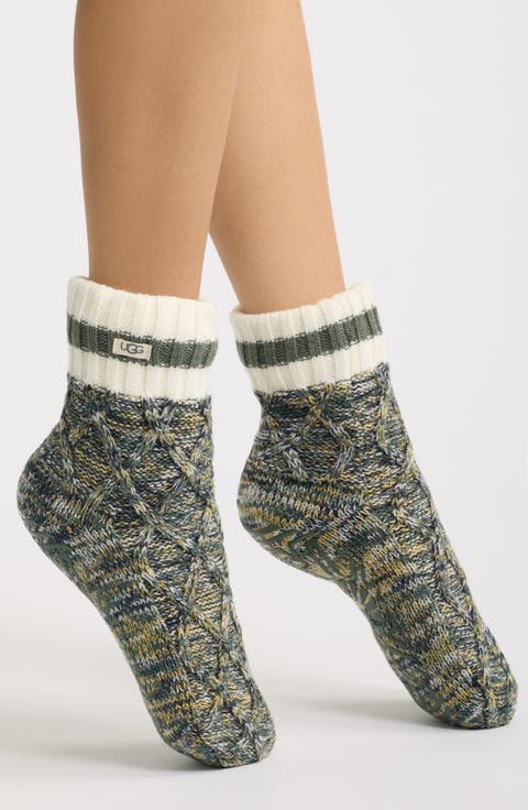 Deedee Fleece Lined Quarter Socks