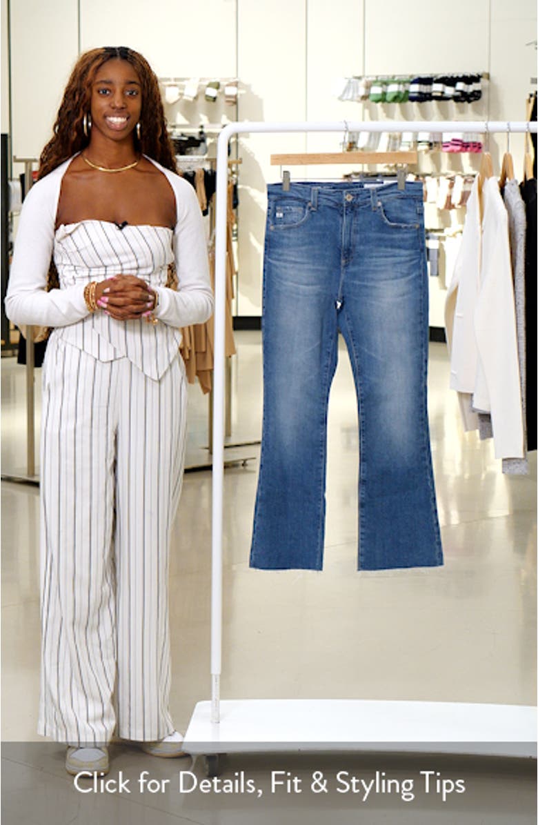 Farrah Mid Rise Crop Bootcut Jeans, sales video thumbnail