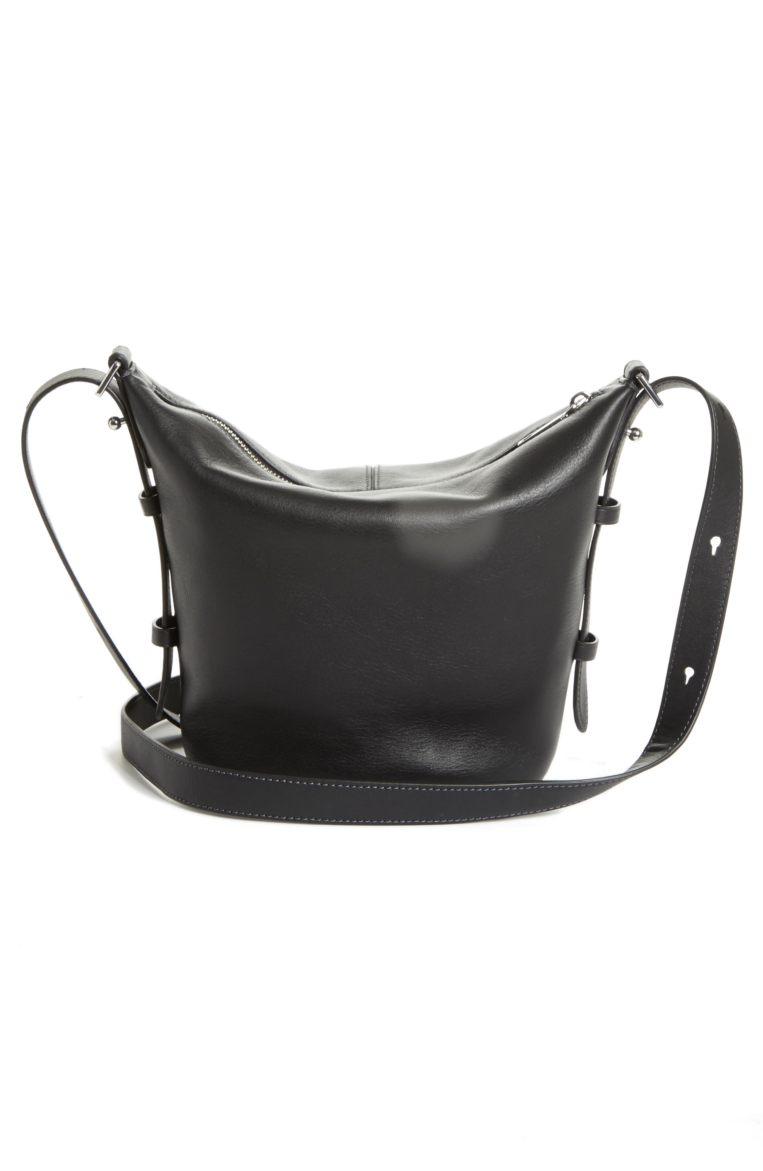 Marc Jacobs The Mini Sling Convertible Leather Hobo, Alternate, color, 