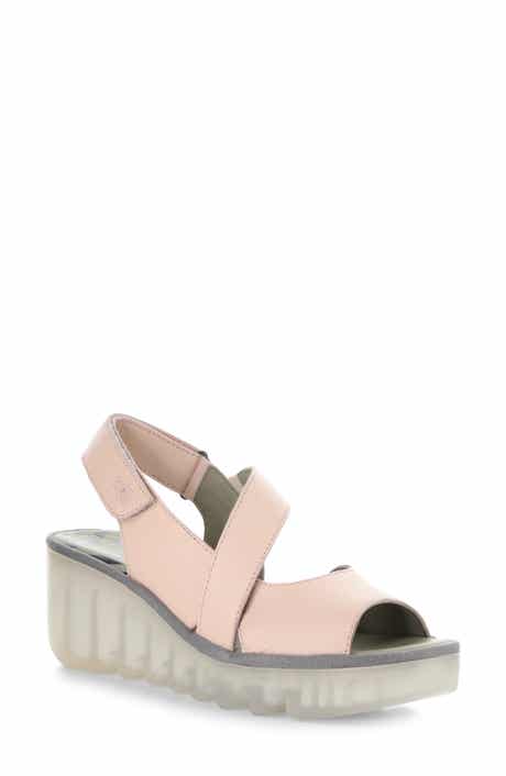 Basy Slingback Platform Wedge Sandal