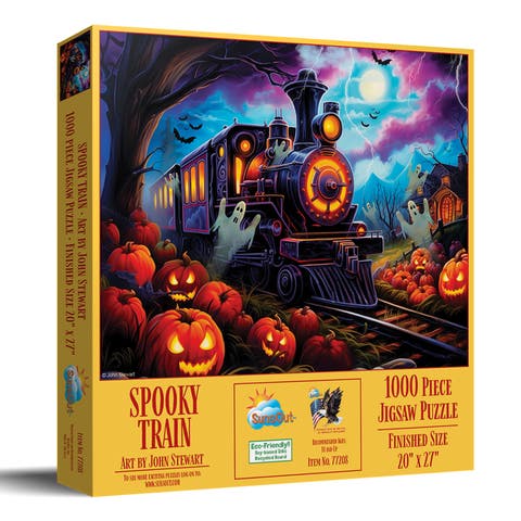 Spooky Train 1000 piece Jigsaw Puzzle for Adults