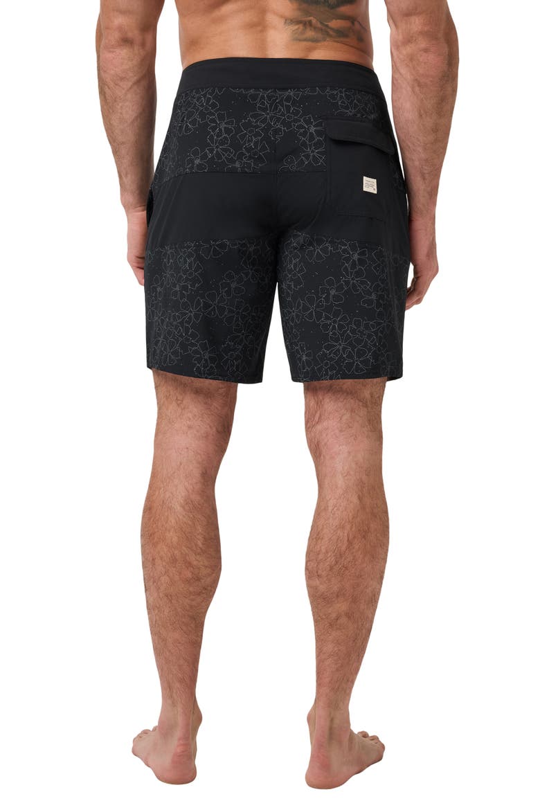 Just My Type Board Shorts, Alternate, color, BLACK