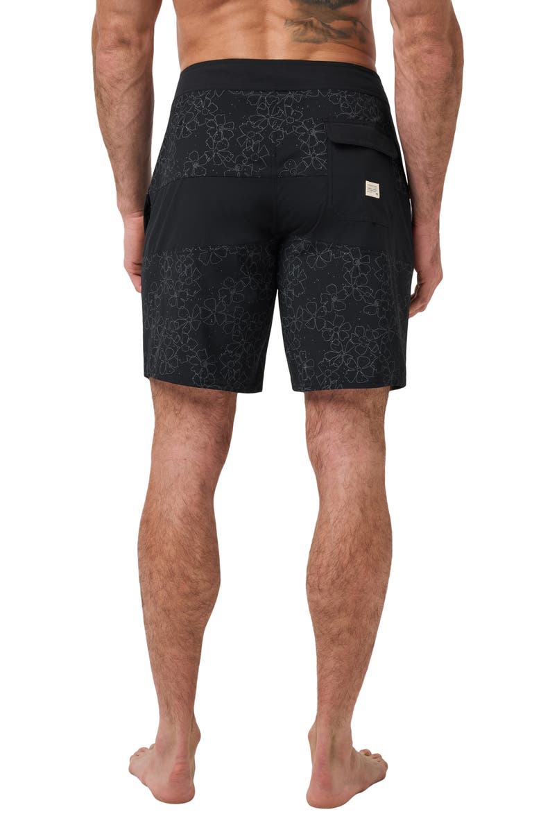 TravisMathew Just My Type Board Shorts, Alternate, color, Black