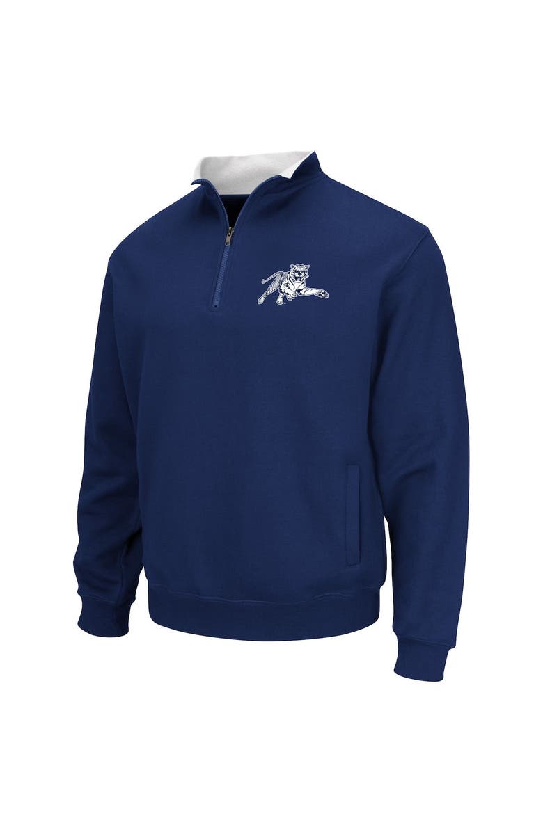COLOSSEUM Men's Colosseum Royal Jackson State Tigers Tortugas Quarter-Zip Sweatshirt, Alternate, color, Navy