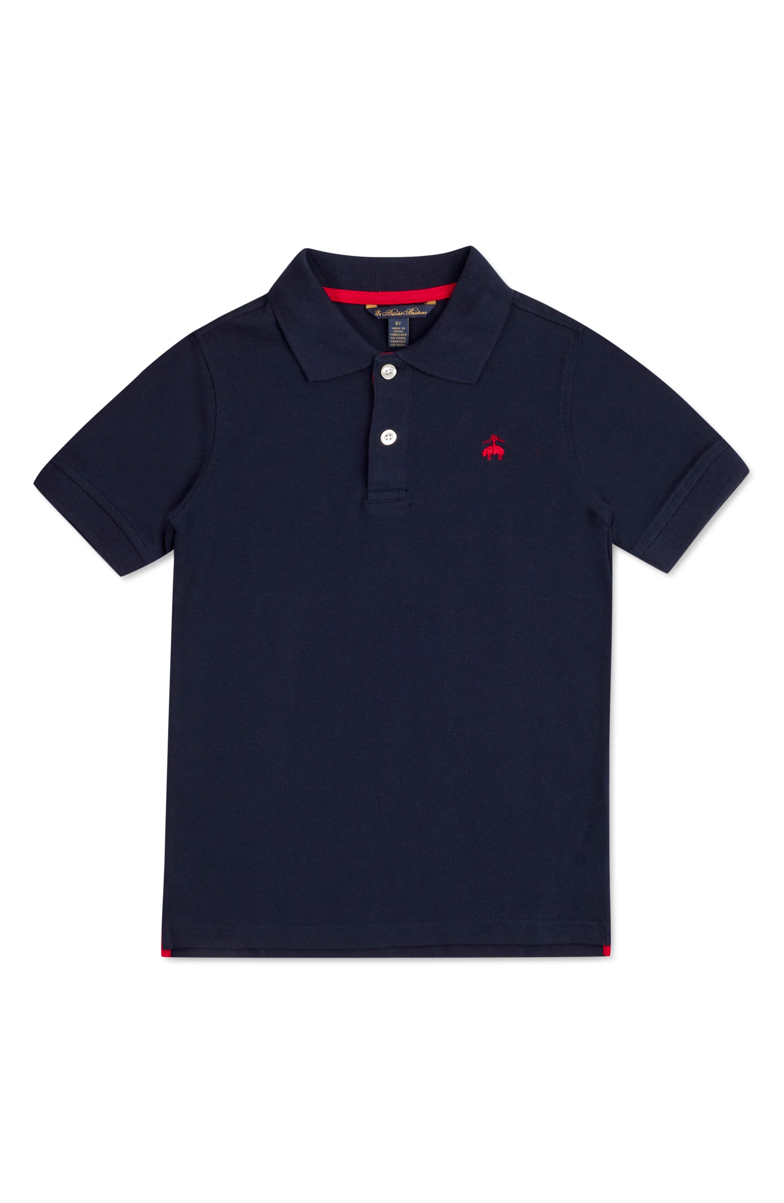 Brooks Brothers Kids' Cotton Piqué Polo