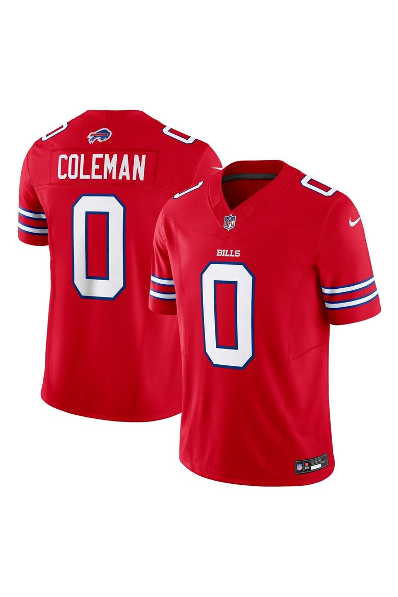 Men's Nike Keon Coleman Red Buffalo Bills Alternate  Vapor F.U.S.E. Limited Jersey, Main, color, Red