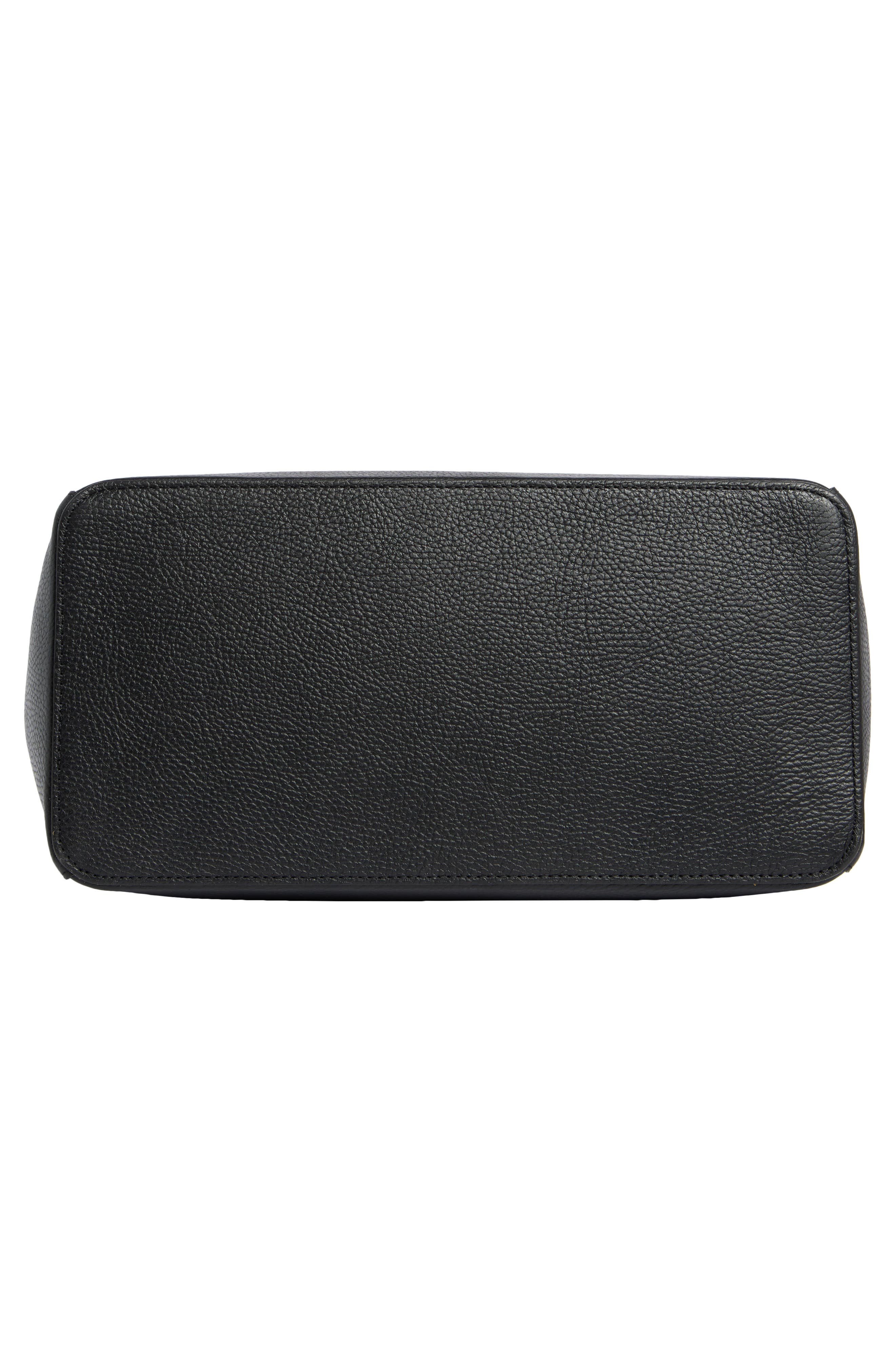 VALENTINO BY MARIO VALENTINO Sophie Medallion Leather Tote Bag, Alternate, color, Black