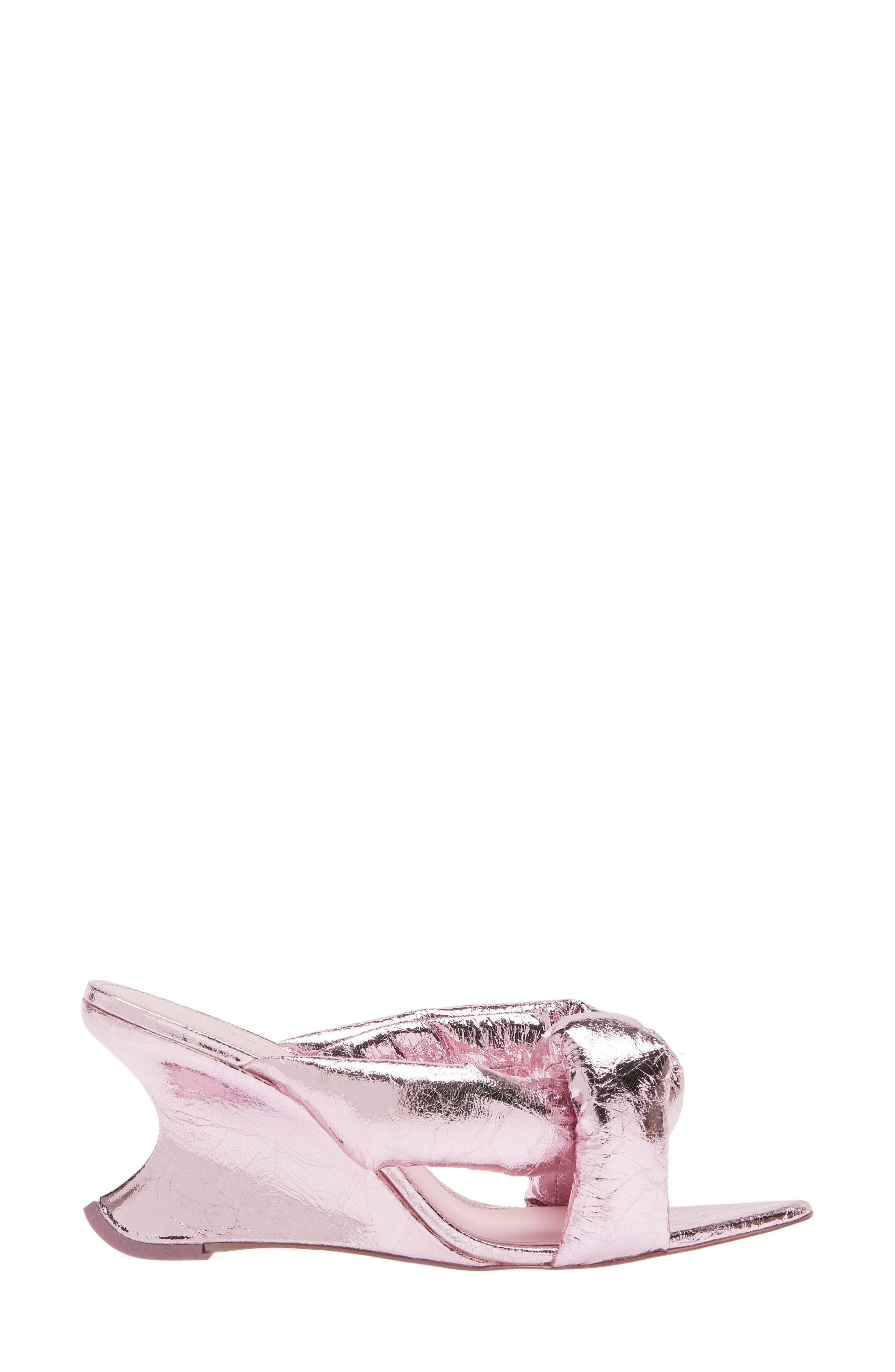 Irene Metallic Puff Sandal, Alternate, color, CAMEO