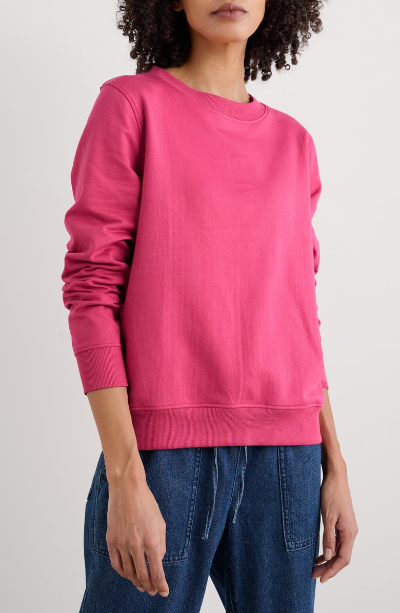 Seasalt Cornwall Crewneck Stretch Organic Cotton Sweatshirt, Main, color, 