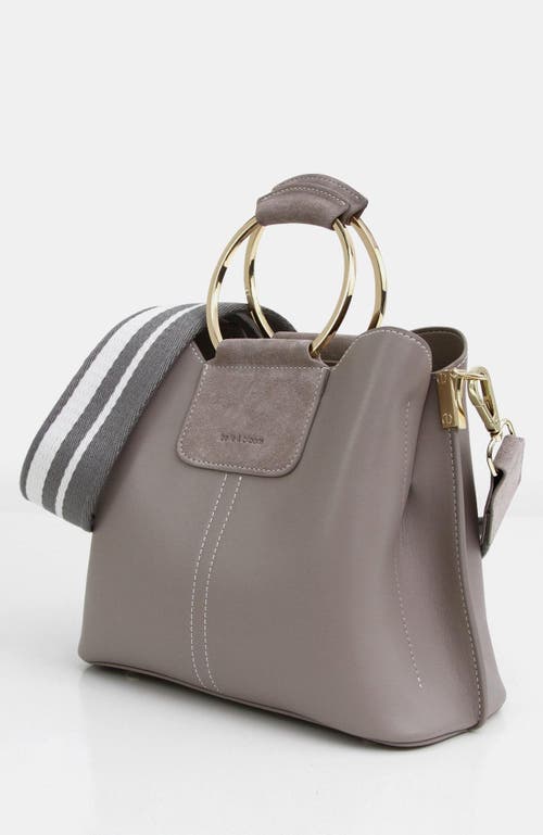 Belle & Bloom Twilight Leather Cross Body Bag In Grey