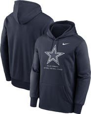 Nike Men's Nike Navy Dallas Cowboys Toss Sweep Therma-FIT Hoodie