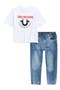 Horseshoe Graphic T-Shirt & Jeans Set
