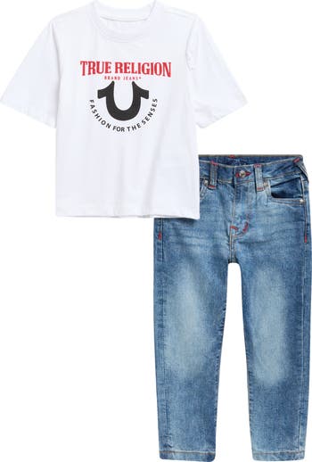 Horseshoe Graphic T-Shirt & Jeans Set
